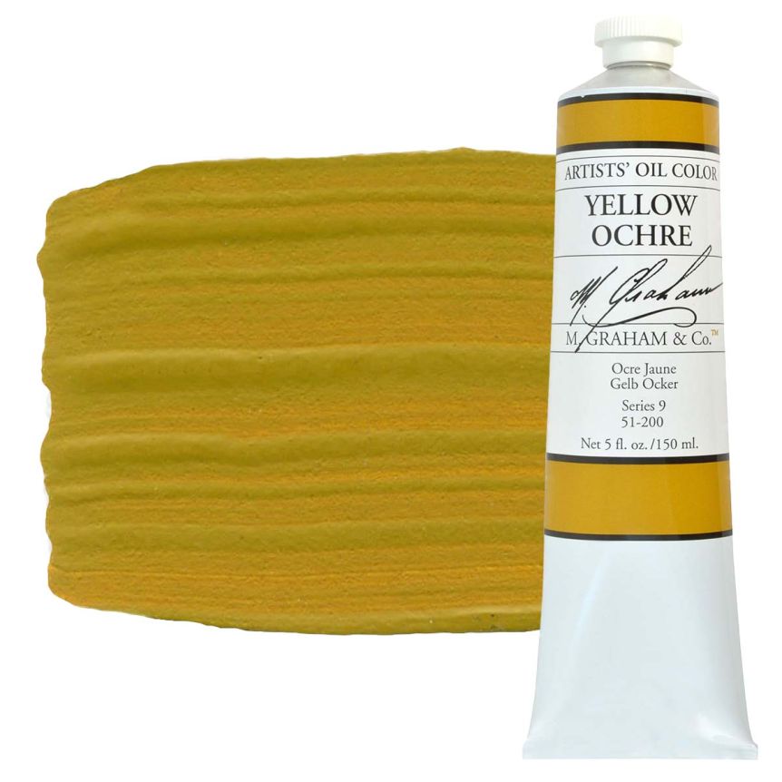 M. Graham Artist Oil Color 150ml - Yellow Ochre