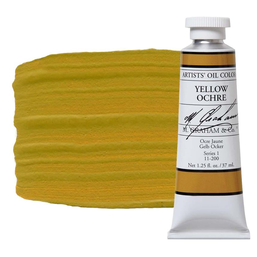 M. Graham Artist Oil Color 37ml - Yellow Ochre