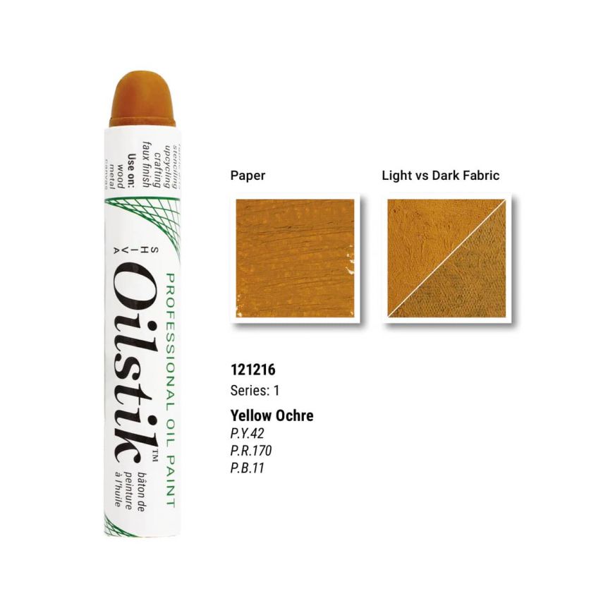 Richeson Shiva Oilstik - Yellow Ochre