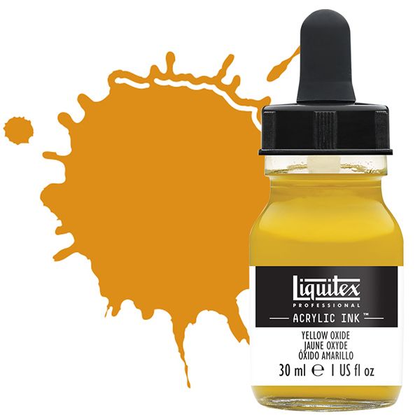 Liquitex Professional Acrylic Ink 30ml Bottle - Yellow Oxide