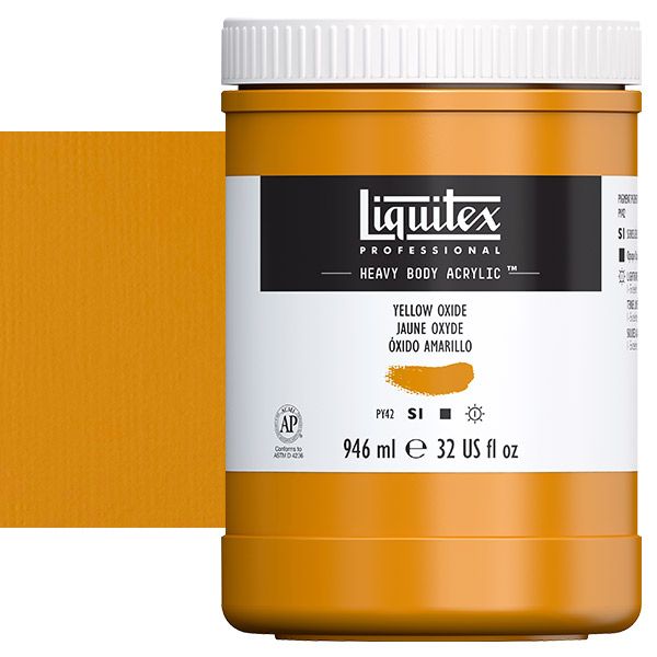 Liquitex Professional Heavy Body Acrylic Yellow Oxide 32oz/946ml