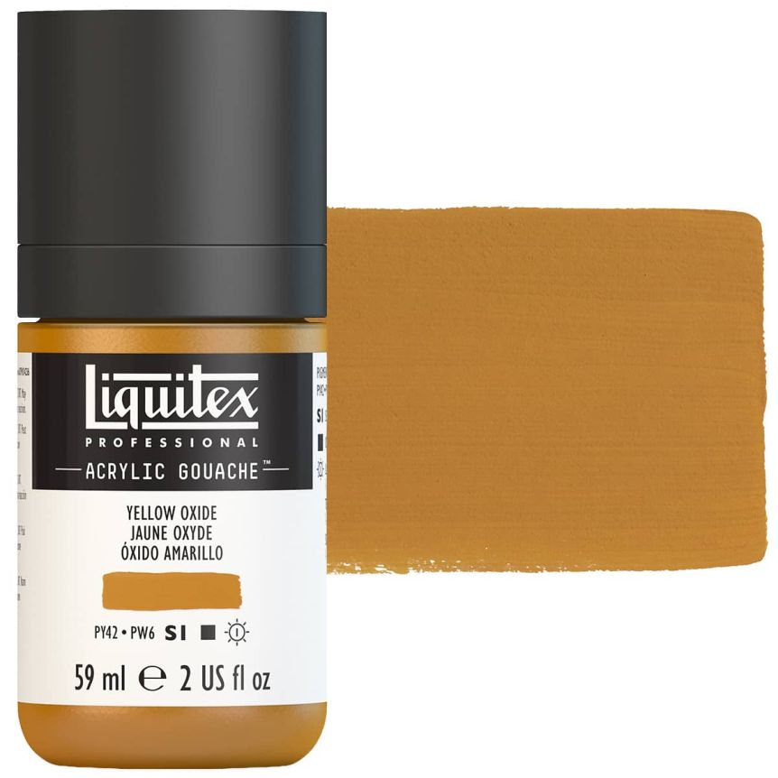 Liquitex Professional Acrylic Gouache - Yellow Oxide, 2oz Bottle