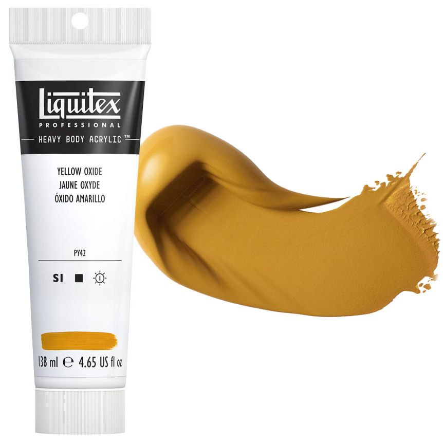 Liquitex Heavy Body Acrylic - Yellow Oxide, 4.65oz Tube