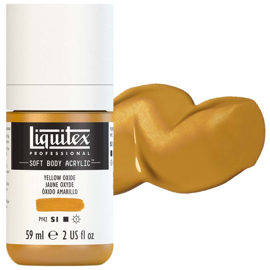 Liquitex Professional Soft Body Acrylic - Yellow Oxide, 2oz Bottle