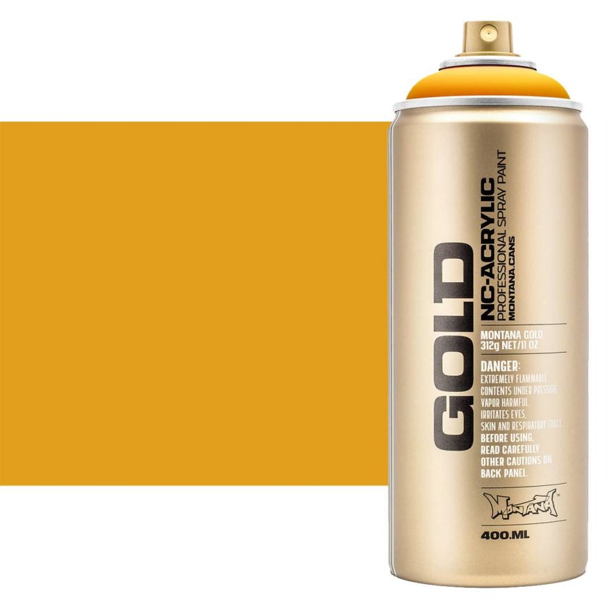 Montana GOLD Acrylic Professional Spray Paint 400 ml - Yolk