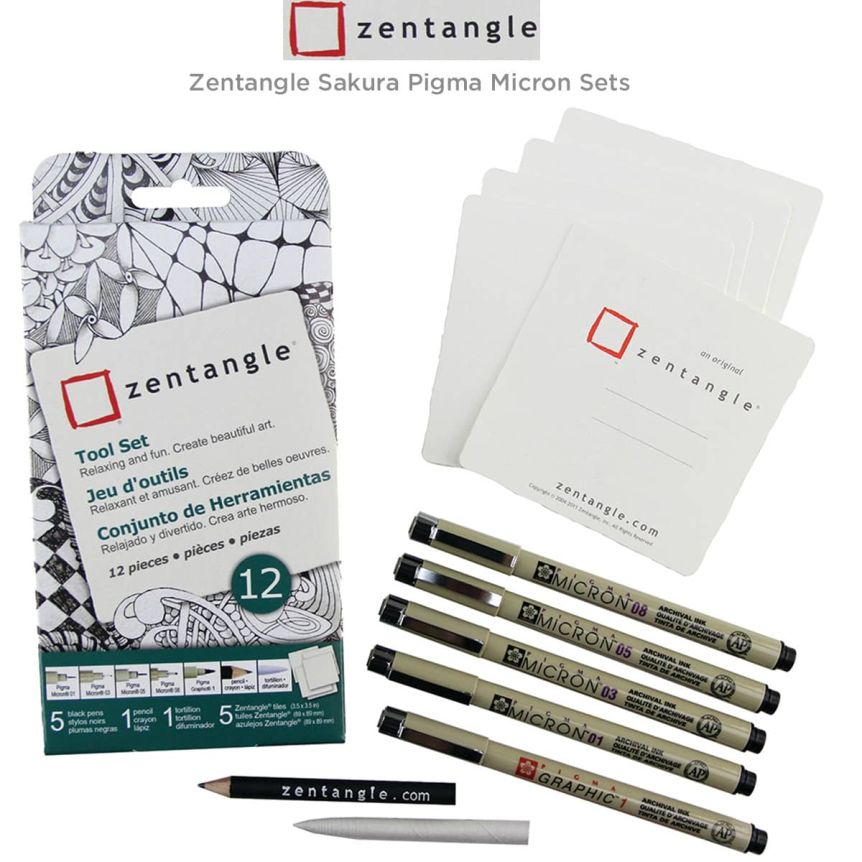 Zentangle Sakura Pigma Micron Sets