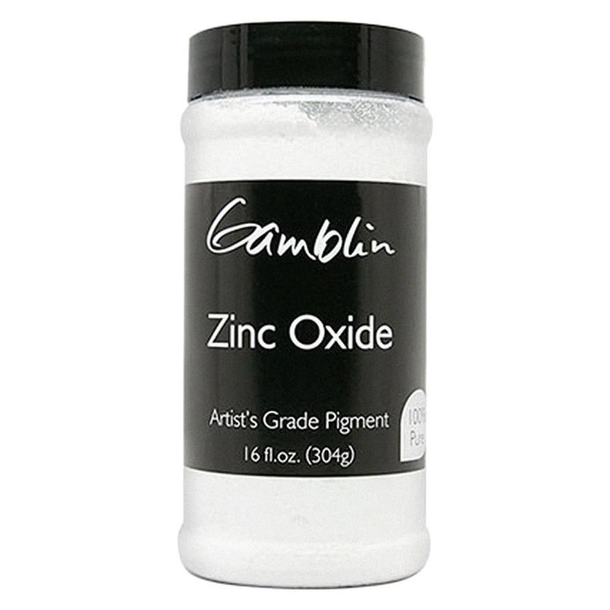 Gamblin Dry Pigment - Zinc Oxide, 304 Grams