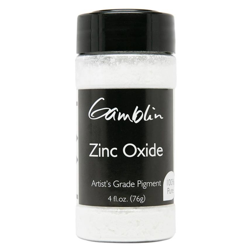 Gamblin Dry Pigment - Zinc Oxide, 76 Grams