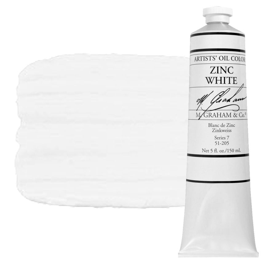M. Graham Artist Oil Color 150ml - Zinc White