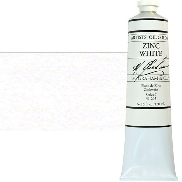 M. Graham Oil Color 5oz - Zinc White