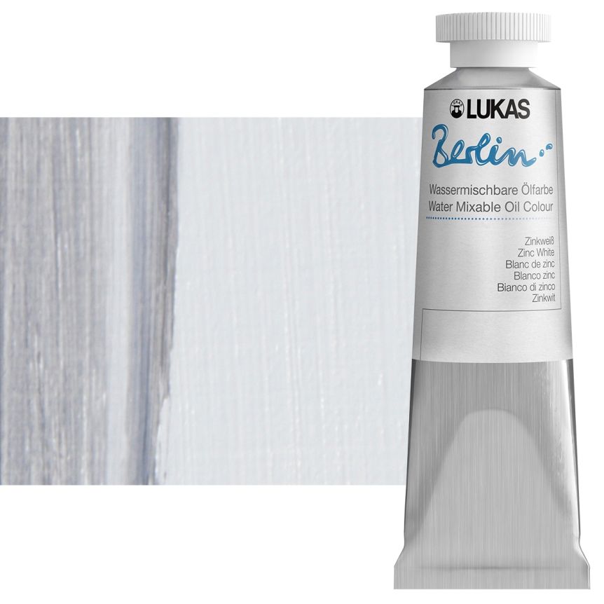 LUKAS Berlin Water Mixable Oil Zinc White 37 ml Tube