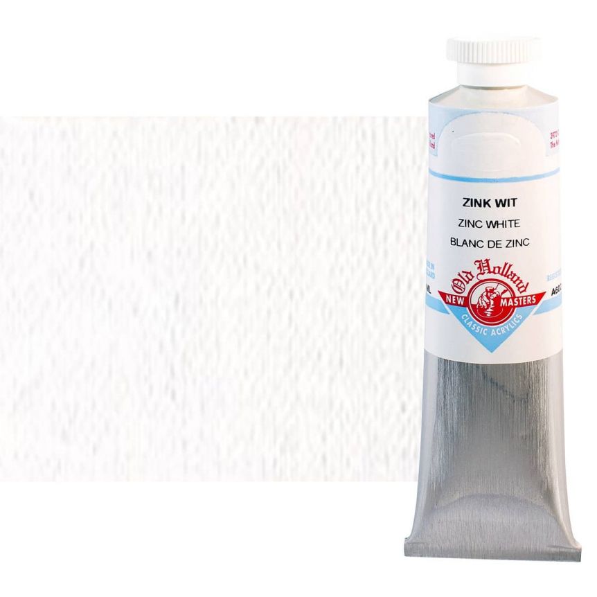 Old Holland New Masters Classic Acrylic Colors Zinc White 60 ml