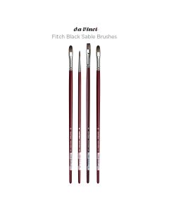 Da Vinci Fitch Black Sable Brushes