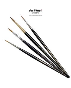 da Vinci Maestro Kolinsky Red Sable Short Handle Brushes