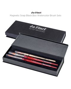 da Vinci Magnetic Snap Black Box Watercolor Brush Sets
