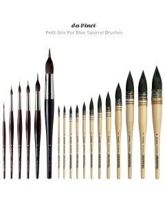 Da Vinci Petit Gris Pur Blue Squirrel Brushes
