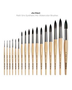 Da Vinci Petit Gris Synthetic Mix Watercolor Brushes