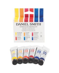 Daniel Smith Extra Fine Watercolors - Essential Colors Set of 6, 5 ml Tubes