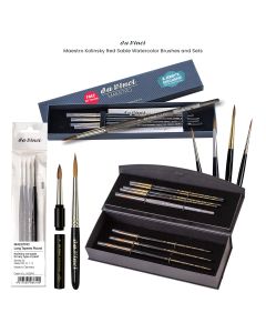 da Vinci Maestro Kolinsky Red Sable Watercolor Brushes and Sets