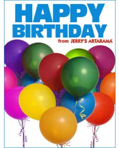 Birthday Art e-Gift Card - Balloons eGift Card