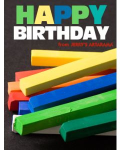 Birthday Art e-Gift Card - Chalk eGift Card