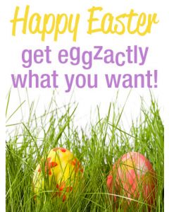 Easter Art eGift Card - Eggzactly What You Want - electronic gift card eGift Card