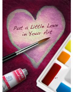 Valentine&#39;s Day Art eGift Card - Heart Painting - electronic gift card eGift Card