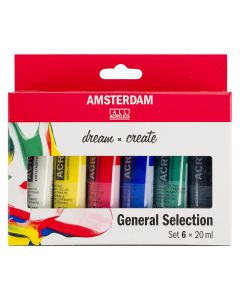 Amsterdam Standard Acrylics 20ml Intro Set 1 Of 6 Tubes 