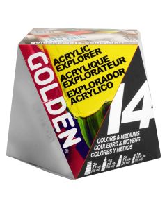 GOLDEN Explorer Acrylic Paint Set of 14