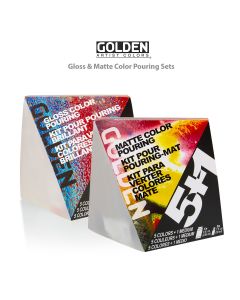 Golden Pouring Medium Sets - Color Pouring Mediums