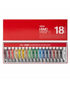 Holbein Artists' Watercolor Set of 18, 5ml Colors