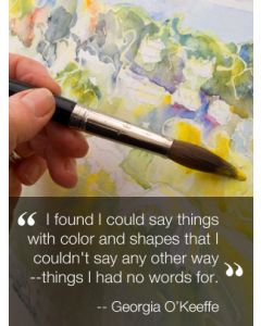 Inspirational Quote Art eGift Card - Georgia O&#39; Keeffe eGift Card