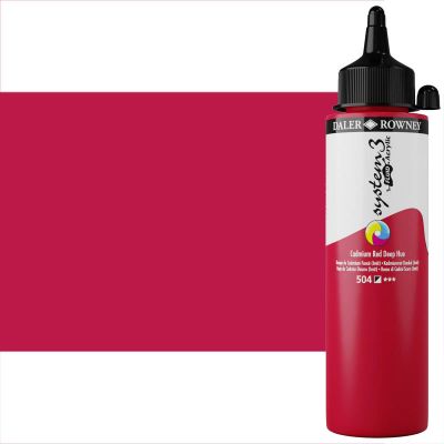 Daler-Rowney Graduate Cadmium Red Deep Hue Acrylic Paint 120ml - View #2