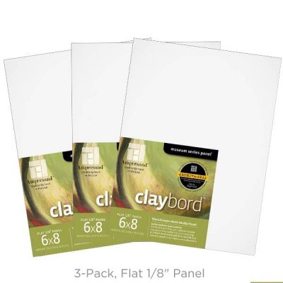 Tavoletta Ampersand Claybord 5x5 Pollici - Superficie Per Pittura E Disegno - Foto 4