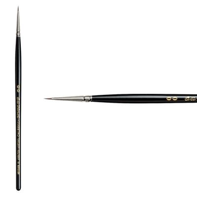 Da Vinci Series 11 Maestro, Pinceaux Aquarelle Ronds, Martre Kolinsky, Touffe En Forme Anglaise,Lot De 3. NO° 2/0, 1, 2 Fabriqué En Allemagne