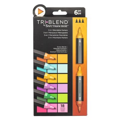 Spectrum Noir TriBlend Marker - 3 Farben In 1 Stift Grün-Türkis