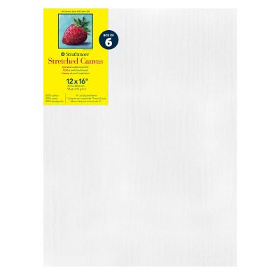 Strathmore Serie 300 Tela Allungata Profilo Tradizionale, 100% Cotone, Tripla Innescata, Texture Media, 410 G/m². Disponibile In Varie Dimensioni, Pronta Per Acrilici E Oli.