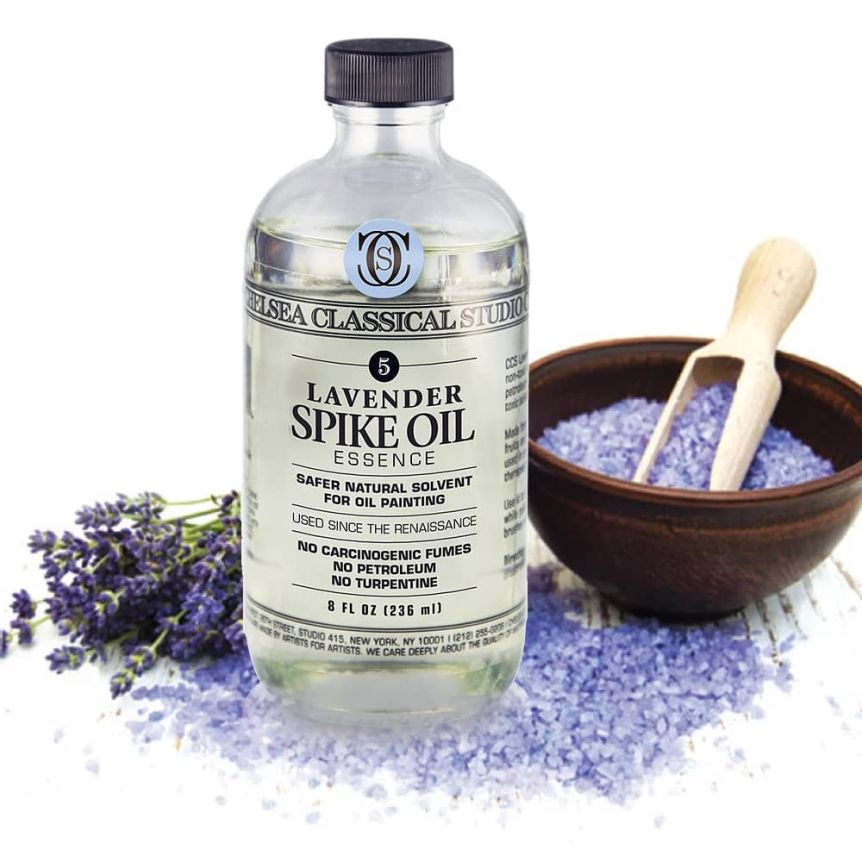 Oil of Spike Lavender Medium Solvent by Chelsea Classical Studio