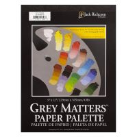 Jack Richeson Grey Matters Paper Palette Pad - 9