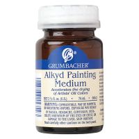 Grumbacher Pre-Tested Alkyd Painting Medium, 2.5 oz Bottle