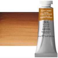 Winsor & Newton Professional Watercolor - Burnt Umber, 14ml Tube