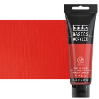 Liquitex Basics Acrylic Paint - Cadmium Red Light Hue, 4oz Tube