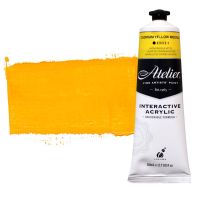 Chroma Atelier Interactive Artists Acrylic Cadmium Yellow Medium 80 ml