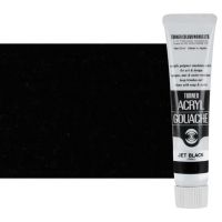 Turner Artist Acryl Gouache - Jet Black, 20ml