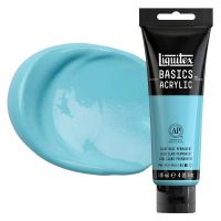 Liquitex Basics Acrylic Paint - Light Blue Permanent, 4oz Tube