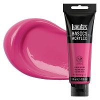 Liquitex Basics Acrylic Paint - Medium Magenta, 4oz Tube