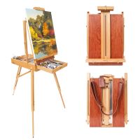 Paris Deluxe French Easel w/ Chrome Lined Undercarriage