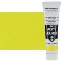 Turner Acryl Gouache Artist Acrylics - Permanent Lemon, 40ml