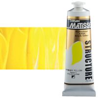 Matisse Structure Acrylic Colors Primary Yellow 75 ml