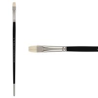 Creative Mark Pro-Stroke Premium White Hog Brush, Filbert #6